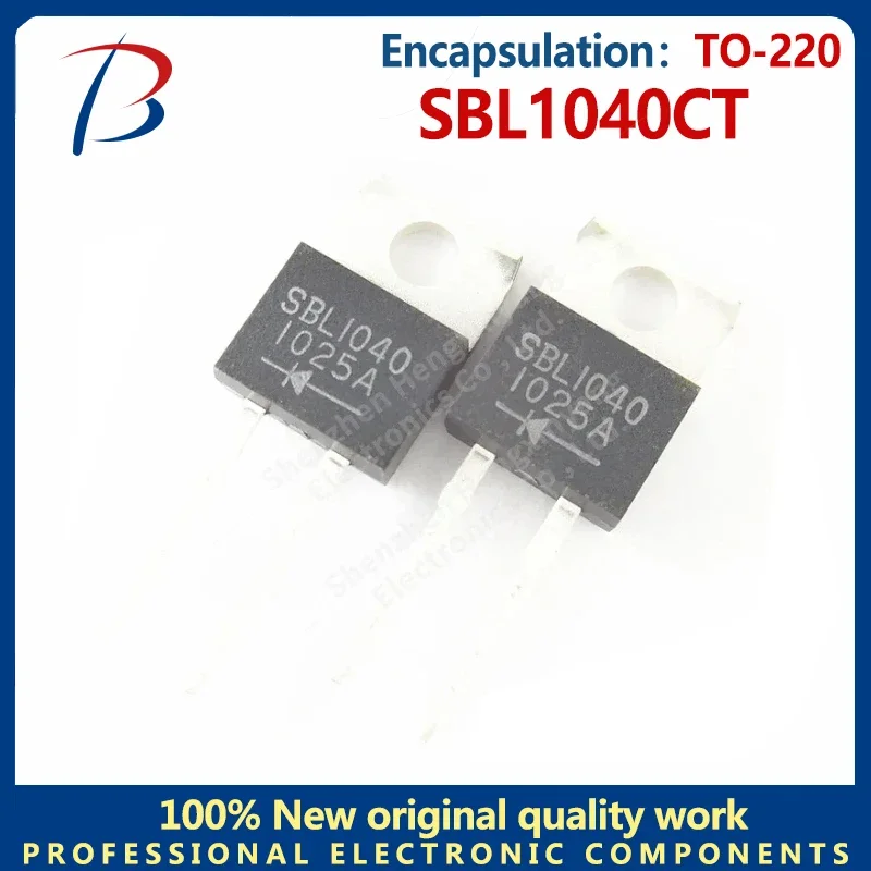 10 pcs/lot SBL1040CT SBL1040 40V/10A TO220 in-line Schottky Diode