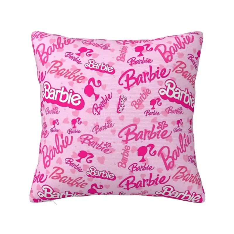 Custom Nordic Barbie Cushion Cover 40*40 cm Polyester Throw Pillow Case for Living Room Sofa Chair Pillowcase