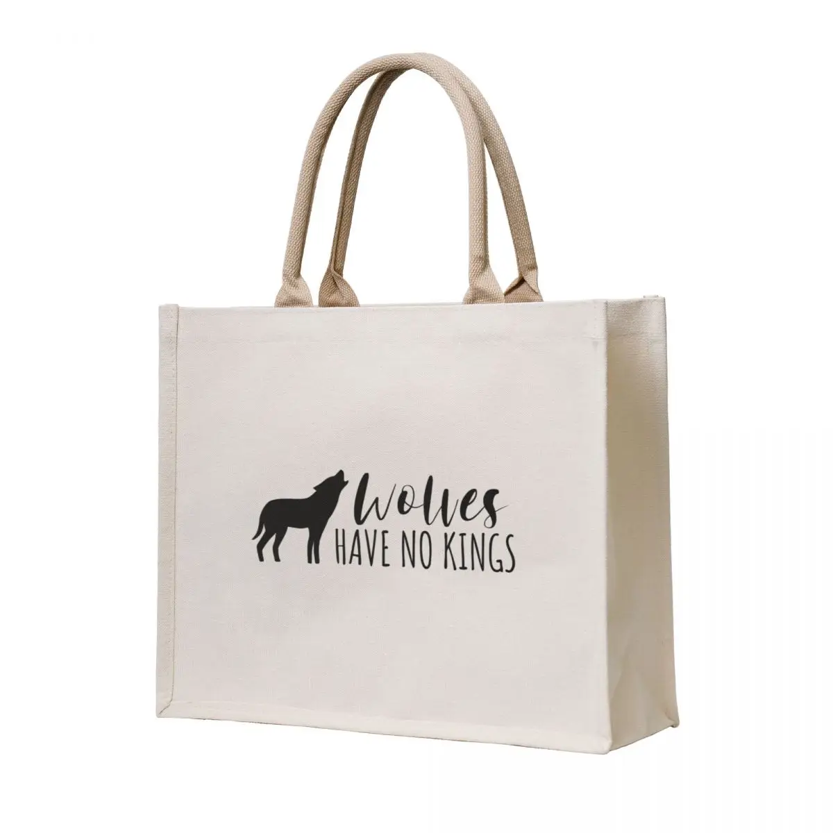 

Wolves have no kings Tote Bag handbag shopper bag woman free delivery bags bag for beach