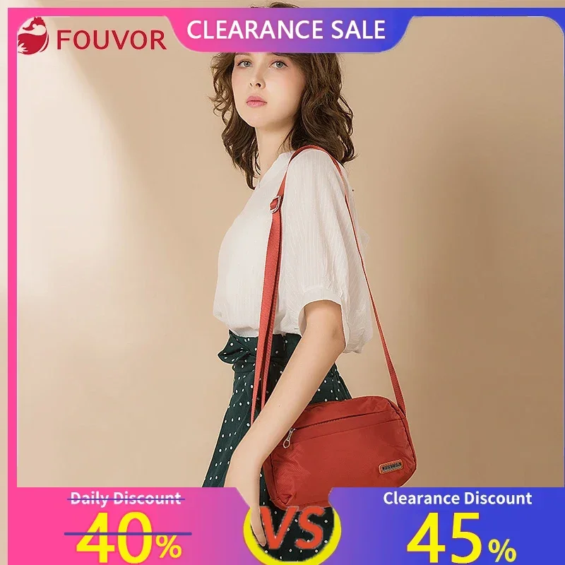 

Fouvor New Fashion Nylon Bag For Teenager Oxford Waterproof Casual Women'S Shoulder Bag Light High Quality Crossbodybags 2800-28