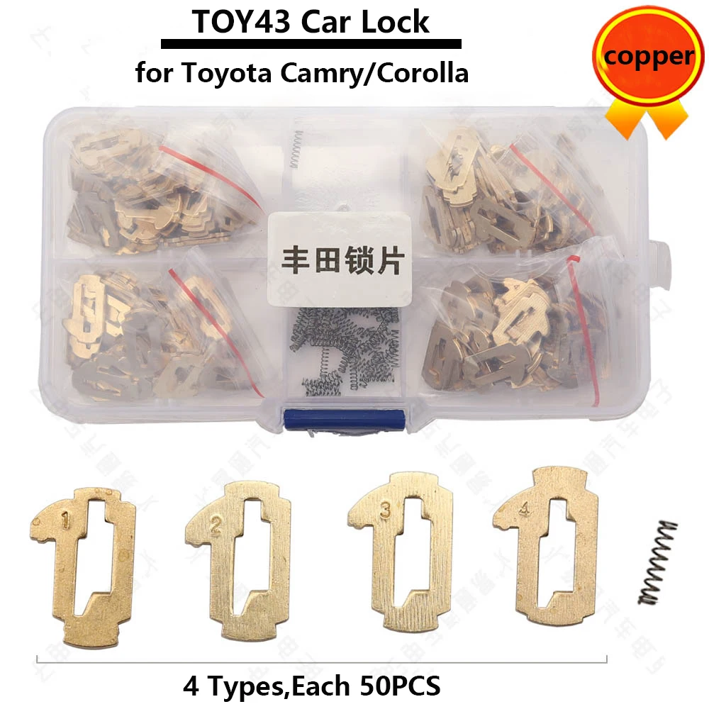 JMCKJ Lock Reed Lock Plate TOY40 TOY43 TOY43R TOY48 for Toyota Toyota Camry/Corolla For Subaru Car Lock Repair Accessories