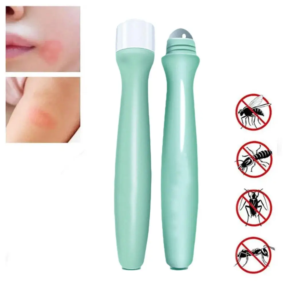 Anti-itching Mosquito Bites Roller, Itch Relief Ball para mulheres grávidas, pacote de bebês, refrescante calmante Stick, ao ar livre, N8K3