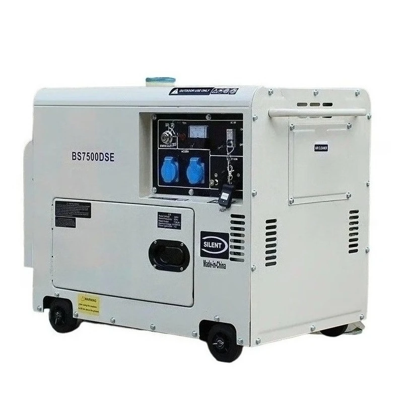 3kw 5kva 5000w 6000 Watt 6.5kva 220v Portable Silent Silencers Diese Generator Set