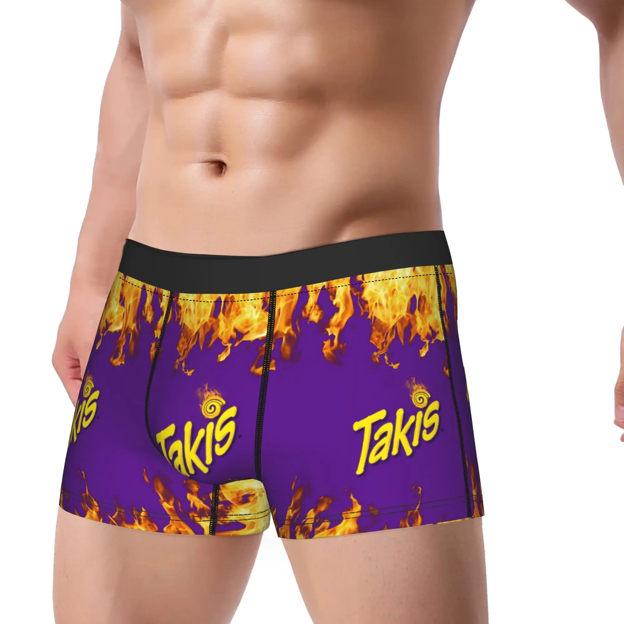 1piece T-Takis Purple Underpants Breathbale Panties Man Underwear Comfortable Shorts