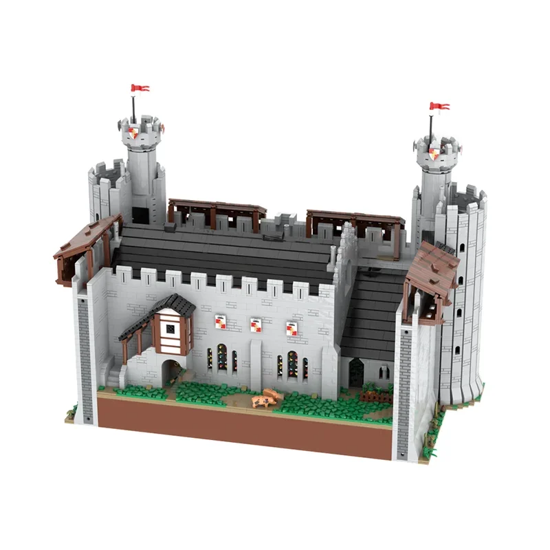 Medieval Castle Building Model Moc BricksThe Great Hall Technology Modular Blocks Gifts Construstion Toys DIY Sets Assembly