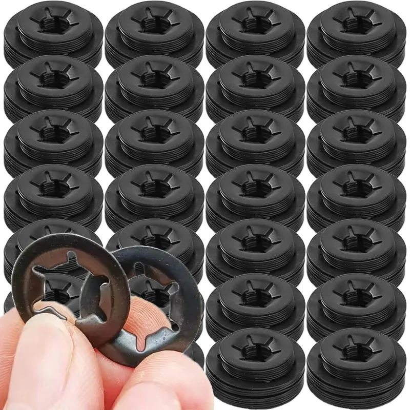 زهر البرقوق على شكل جوانات الأسنان الداخلية ستار قفل غسالة الخارجية الاحتفاظ حلقة غسالة مجموعة متنوعة M3 M4 M5 M6 M8 M10 M12 #1