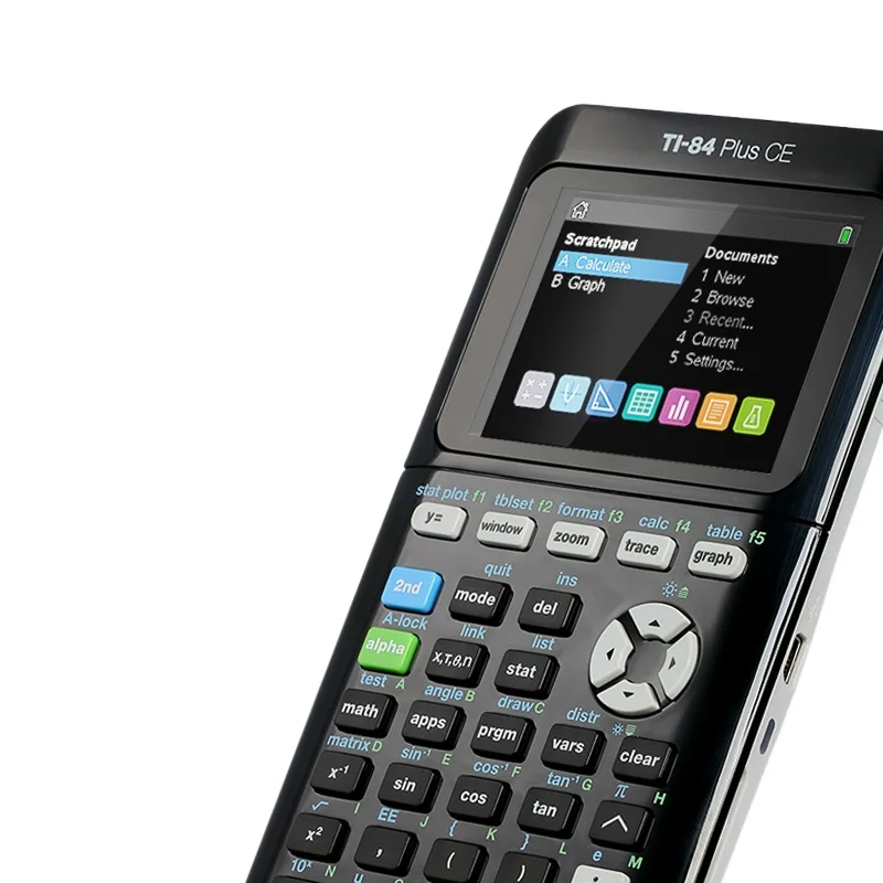 Instruments TI-84 Plus Ce calcolatrice di programmazione grafica con schermo a colori 84ce Sat/AP Exam Computer