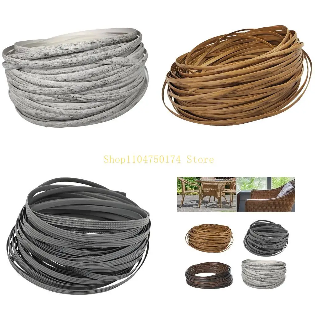Plastic Rattan Furniture Restoration 120 Feet Length Wicker Chair Table Repair Tool for DIY Projects Friendly top sale