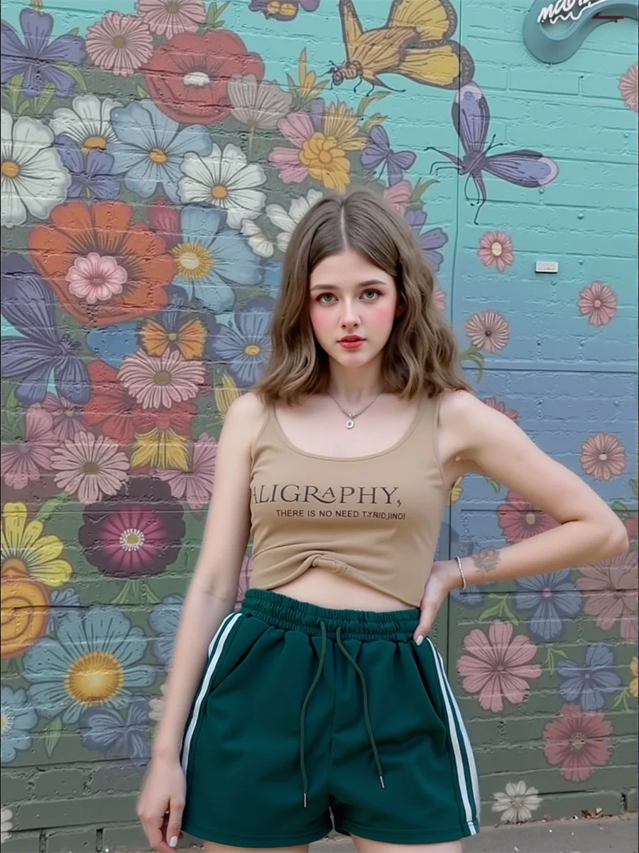 Pantalones cortos deportivos a rayas laterales para mujer, falda plisada para oficina, elegante, con botones, adelgazante, falda femenina clásica, elegante, Preppy, para chica universitaria y Club