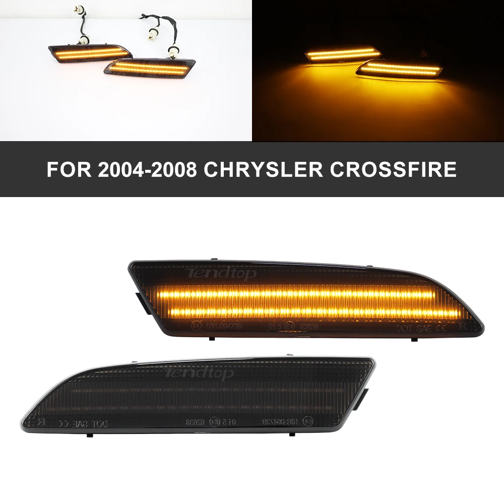 2-個-led-サイドマーカーライトフロントリアバンパーパーキングフェンダーライト-2004-2005-2006-2007-2008-クライスラークロスファイア用