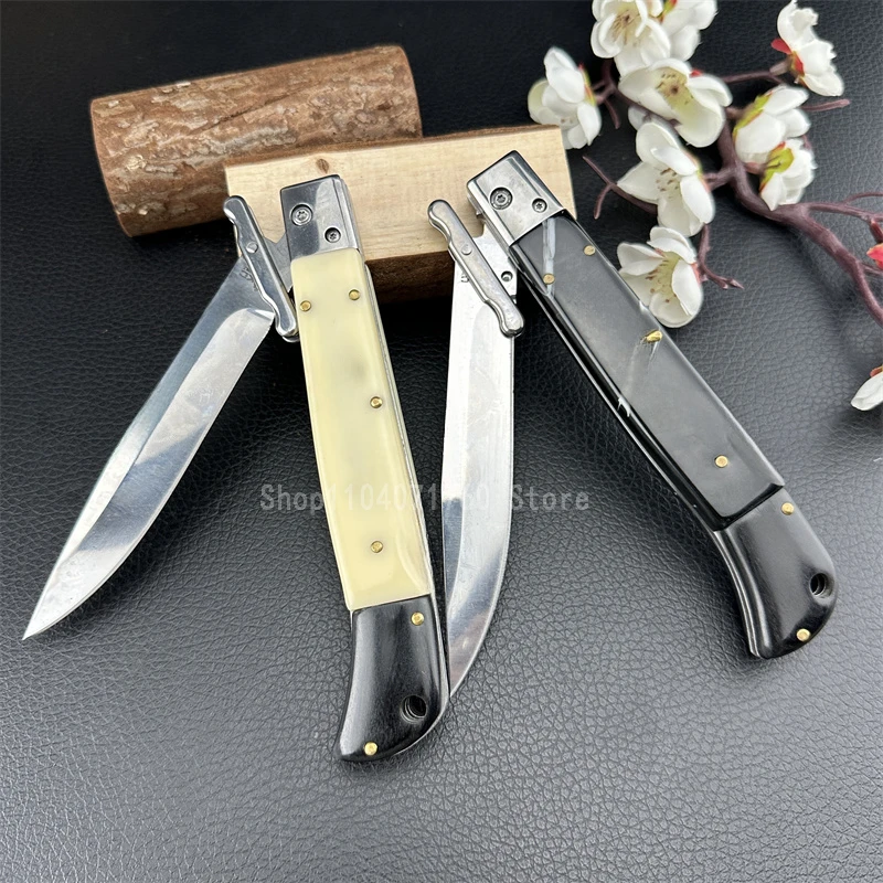 Patriot AKC folding Knife, 420 stainless steel Handle Outdoor Tactical Hunting Self-defense Utility EDC Tool 440C blade