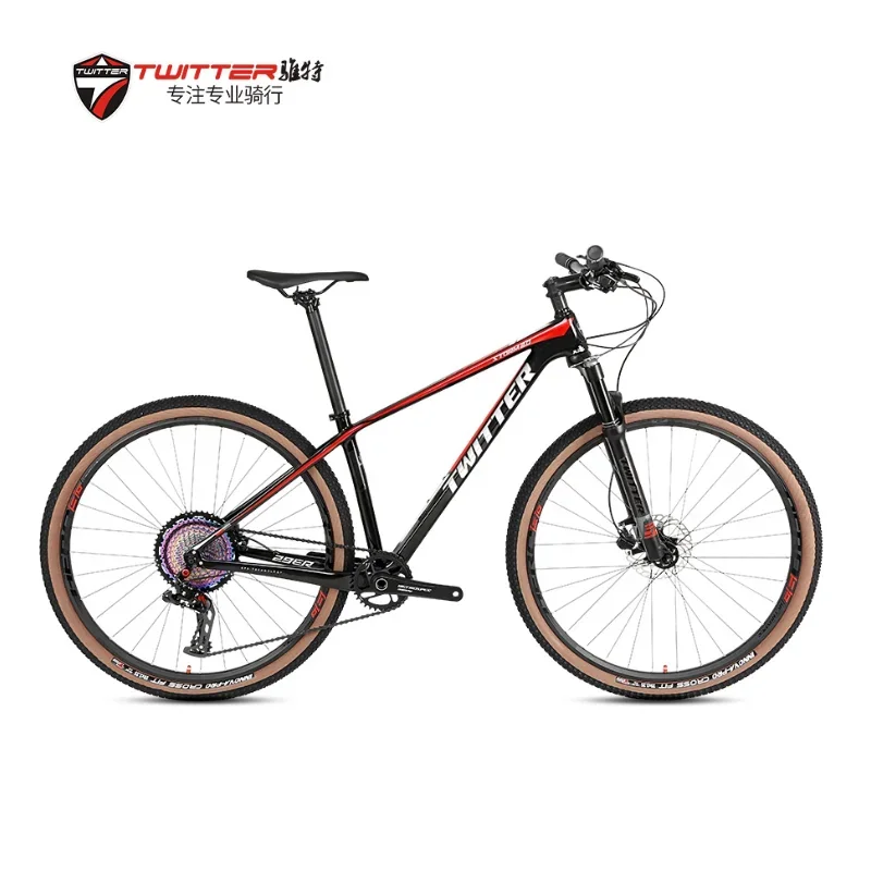 TWITTER STORM2.0 M6100-12S Hydraulic disc brakes XC-Class Carbon Mountain Bike 27.5/29in"bicicletas велосипед мужской bicycle