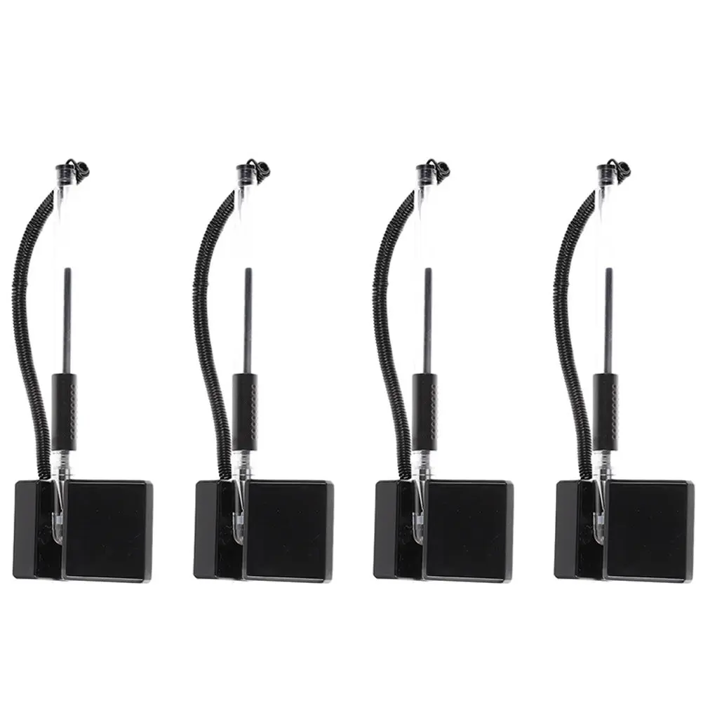 

Набор из 4 гелевых ручек с защитой от краж для стойки ресепшн, офиса, банка, отеля