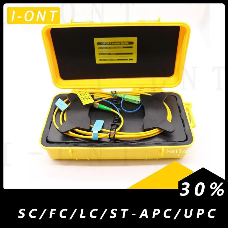 COMPTYCO SC/FC/ST/LC-UPC/APC OTDR Dead Zone Eliminator,Fiber Rings 500M Fiber Optic OTDR Launch Cable Box SC/UPC-LC/APC