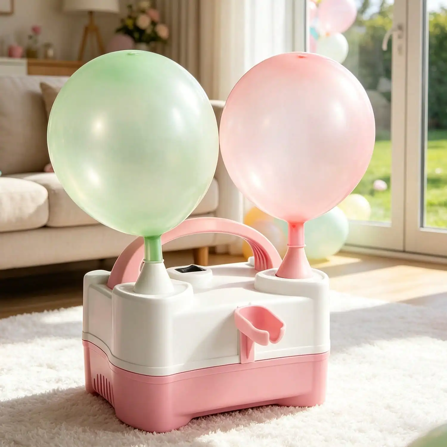 Portable Electric Balloon Pump/Electric Balloon Inflator Decoration, Suitable For Halloween Parties, Gifts, Wedding Celebrations, Holiday Party Decoration, Balloon Pump