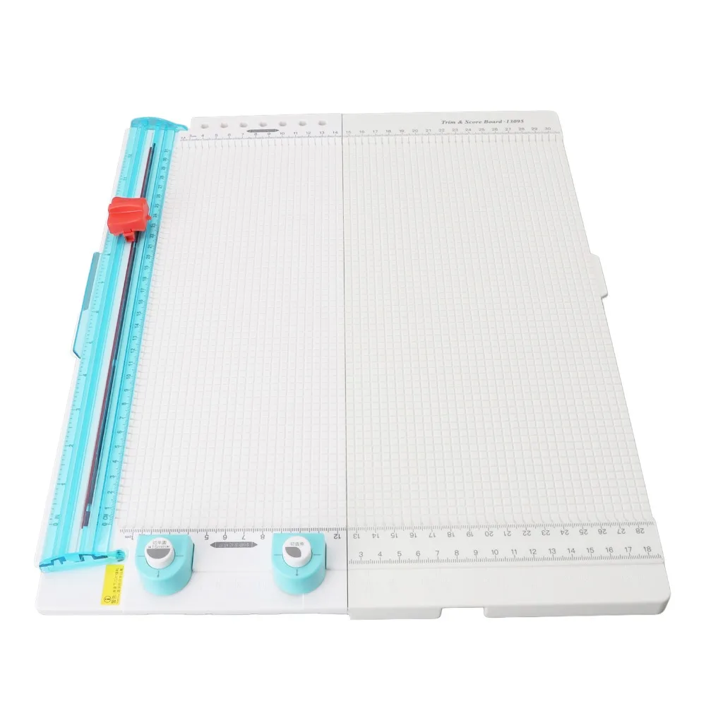 7 in 1 Paper Trimmer Board 12.2 Inch Cutting Width Folding Scorer Scoring Paper Board Scoring Tool Multifunctional Design