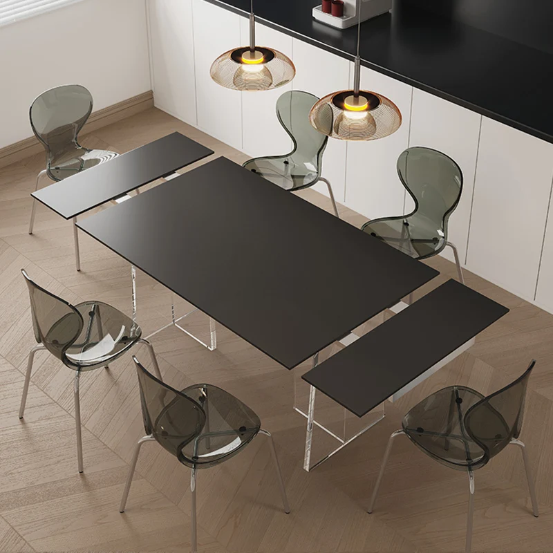 كرسي النمل المنزلية البسيطة الإنترنت كرسي المشاهير الشمال الحديد المطاوع الفولاذ المقاوم للصدأ كرسي الطعام الشفاف