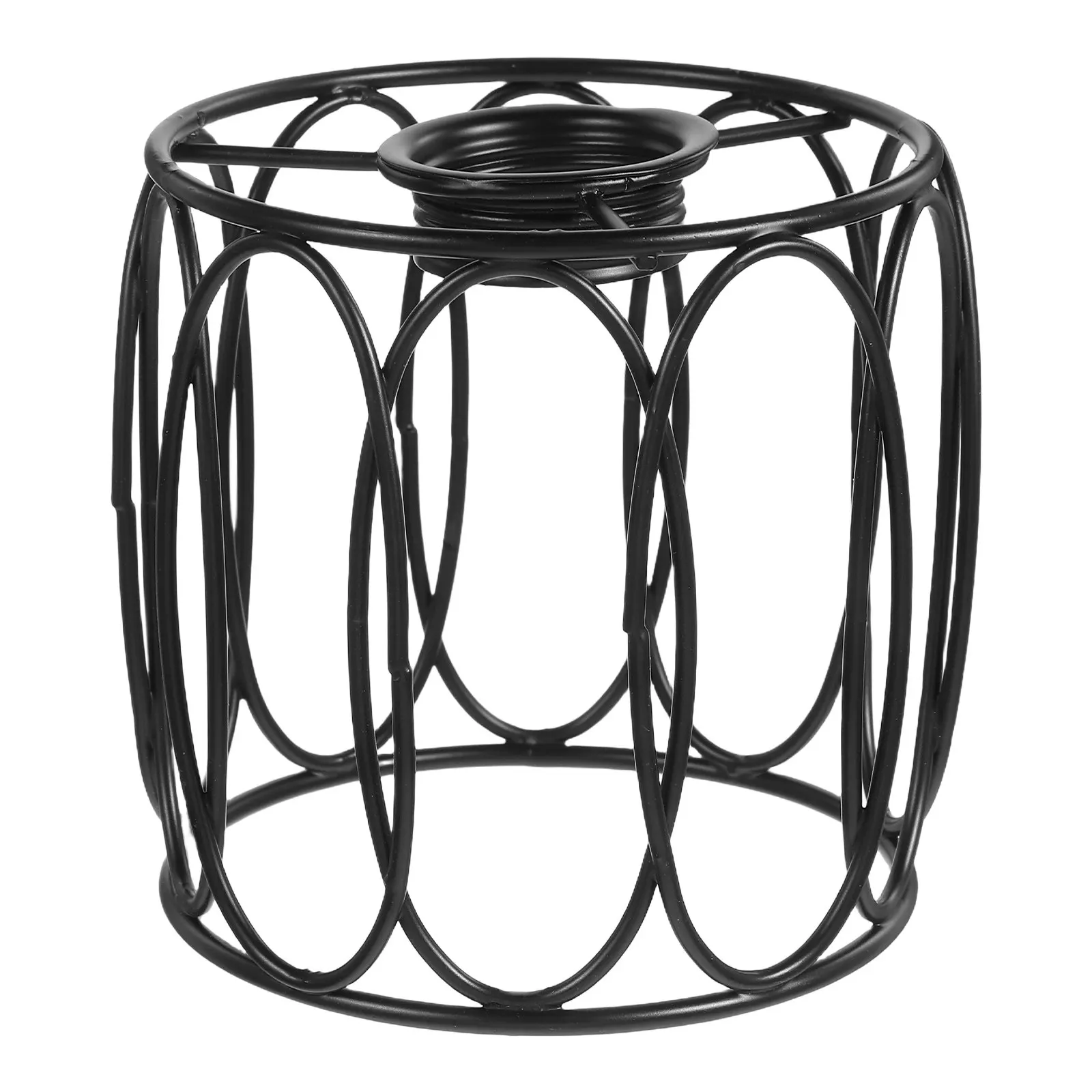 

Cage Shape Lampshade Pendant Lamp Shade Replacement Heavy Duty Metal Lamp Shade for Living Room Bedroom Dining Area