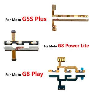 Botão de volume para moto g4, g5, g5s, g6 play, g7 plus, g8, poder lite, ligar/desligar, cabo flexível, peças de reposição, novo 12 principais vendas botão moto g5 - №10
