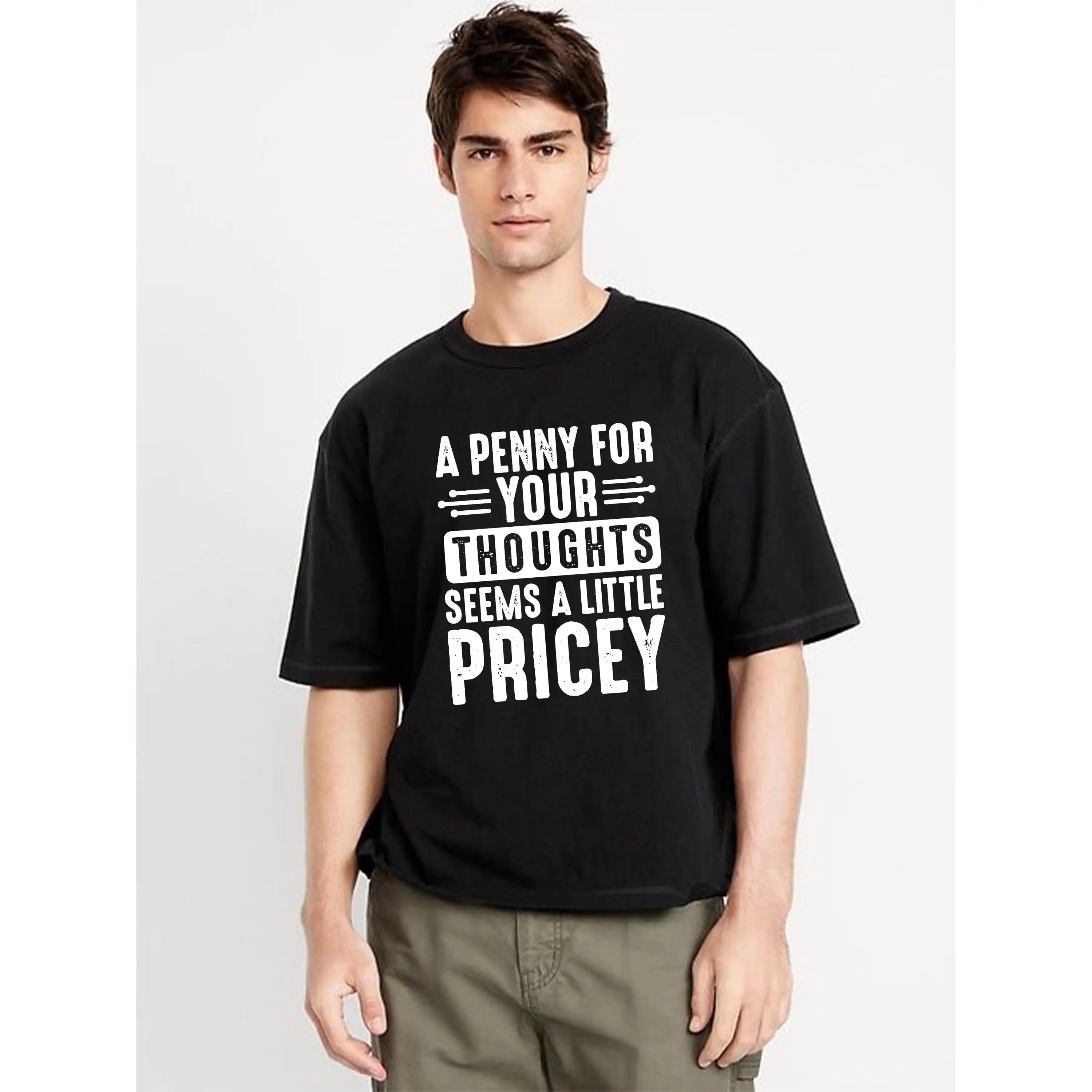 Casual Fashion, Loose and Comfortable T-shirts, Humorous and Satirical Slogan T-shirts, Suitable for Both Men and Women