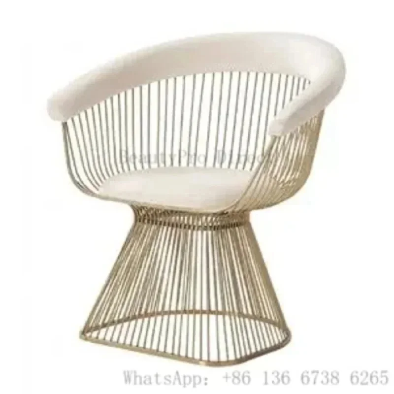 Factory Chair Nordic Light Luxury Dining Home Velvet Stool Net Red Negotiation Reception Makeup Upholstery Hotel dining chair