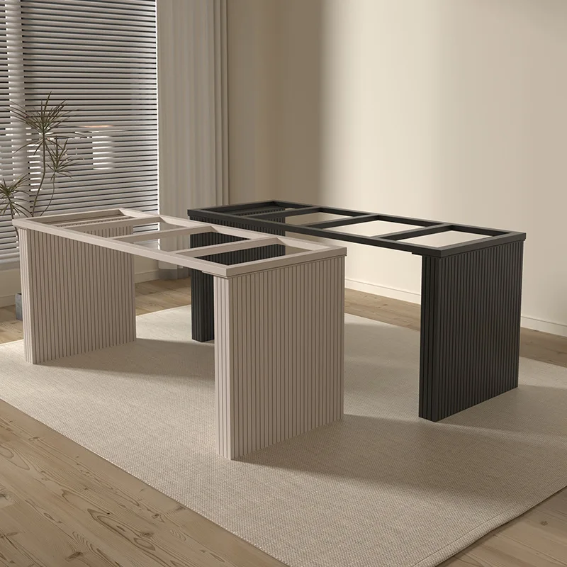 

Metal table legs bracket rock slab desk foot office dining stand island solid wood tea base foot
