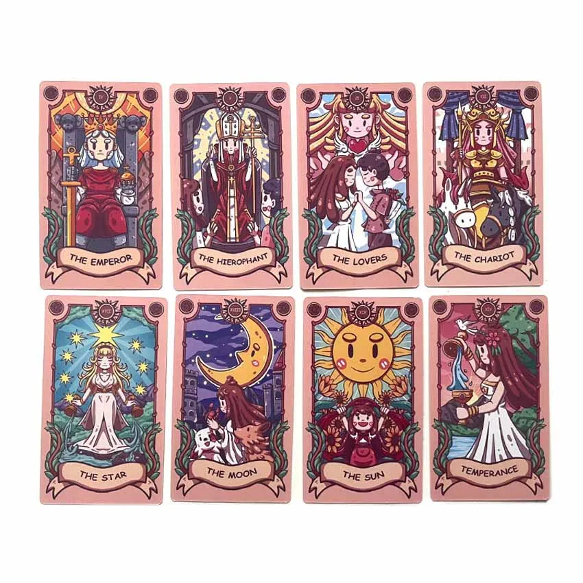 12x7 cm Joyful Journey Tarot Paper Manual Card Games