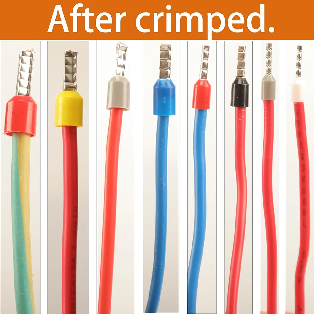 جديد 200-1500 قطعة سلك متين ربط معزول موصل تجعيد المنهي الباردة ضغط معزول Termina سلك موصل