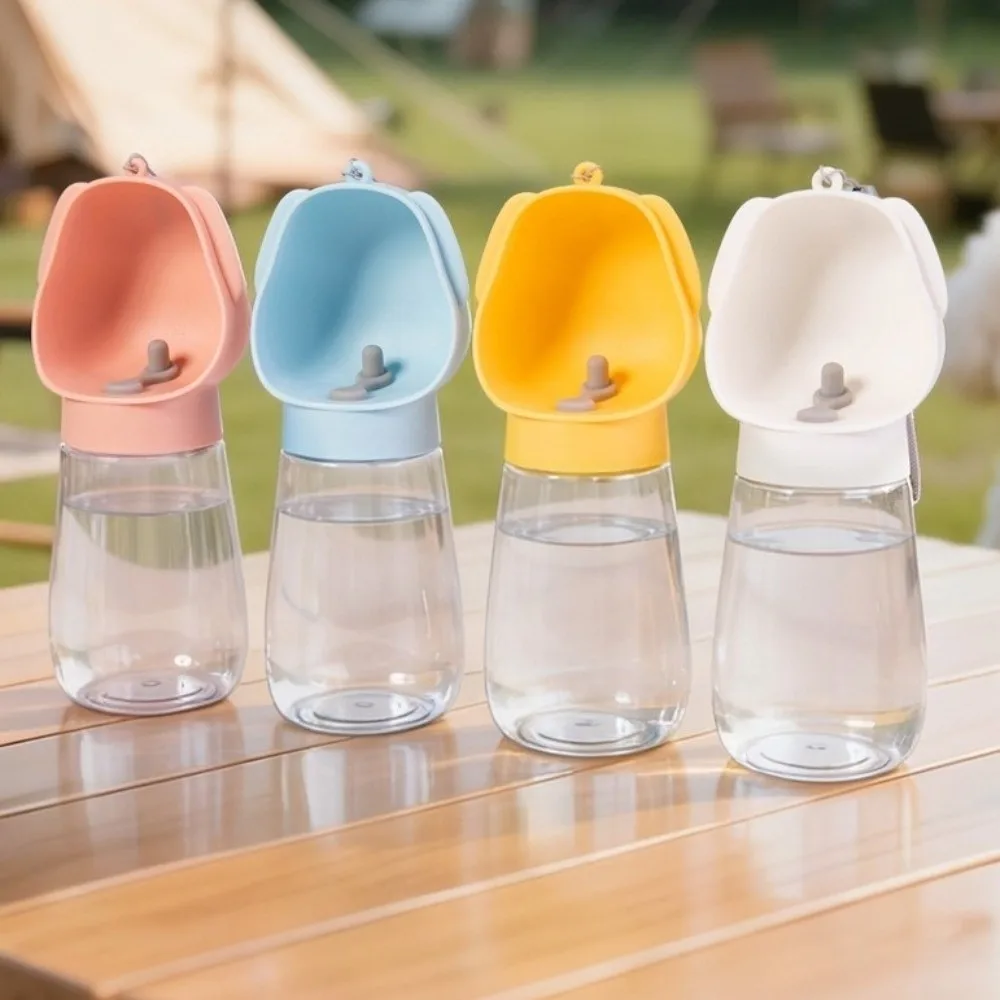 Drinking Bowl 2 in 1 Dog Water Bottle Leakproof Large Capacity Pet Travel Cup Plastic Drinking Feeder Dog Outing Kettle Hiking