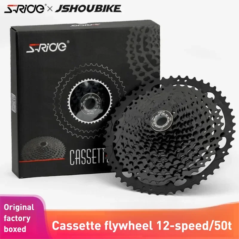 

S-RIDE MTB12-speed 11T-50T cassette flywheel Aluminum alloy Anti-drop chain Hollowed-out Lightweight for Shimano sram bike parts