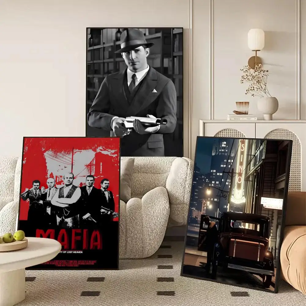 M-Mafia لعبة نهائية العصابات ملصق فني ملصق الفيلم جدارية الأسرة غرفة الأطفال جدار الديكور طباعة هدية #3