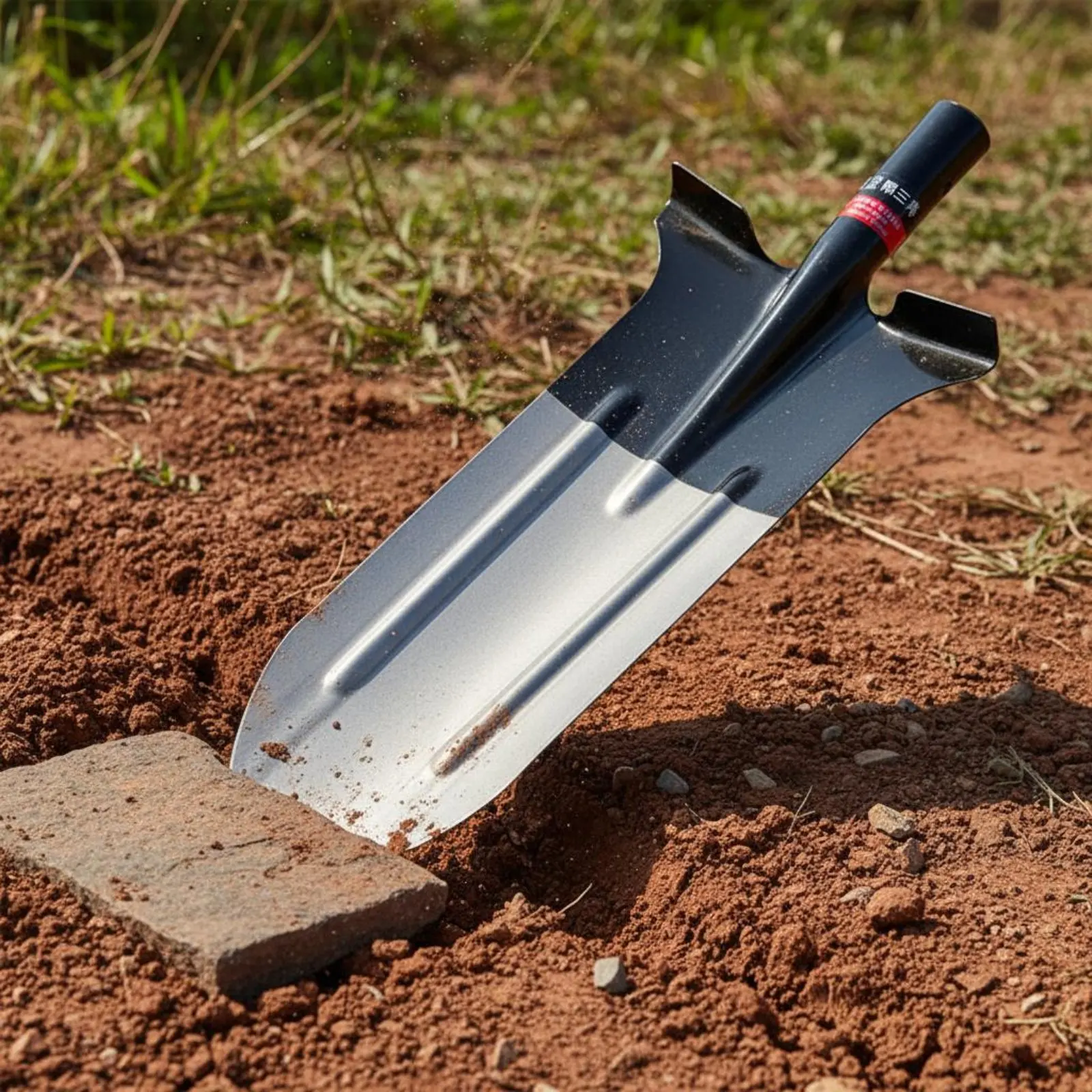 

Садовая лопата-копалка из марганцевой стали для пересадки деревьев, с усиленным лезвием, широкой ступенчатой рукояткой, садовый инструмент, садовое оборудование