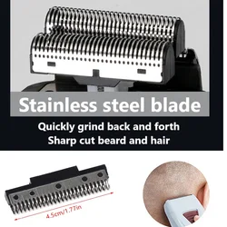 Kemei Original Electric Shavers Blades Golden Foil Knife Net and Cutter Head Suitable for KM-2026 KM-2028 Floating Razor