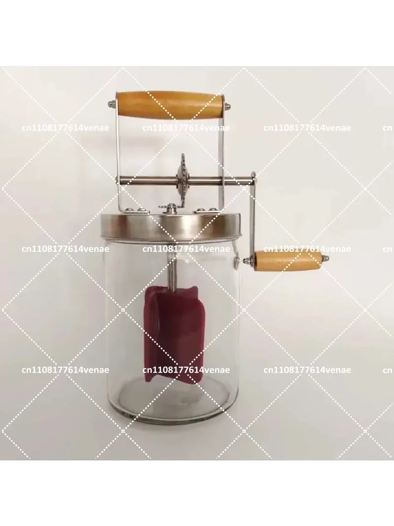 1.5L Butter Mixer Food Grade Glass Bottle Electric Kitchen Mixer for Cream, Sauce & Dressing