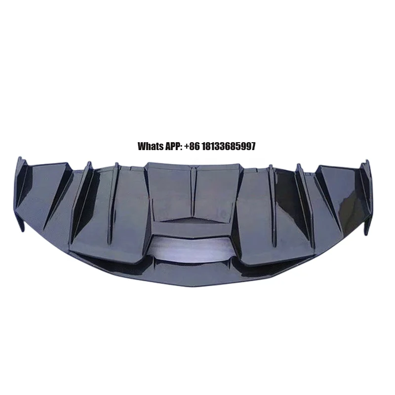 

New High Quality RZ Style Carbon Fiber Rear Diffuser & Bumper Lip for Aventador LP700/LP720 Screw-On