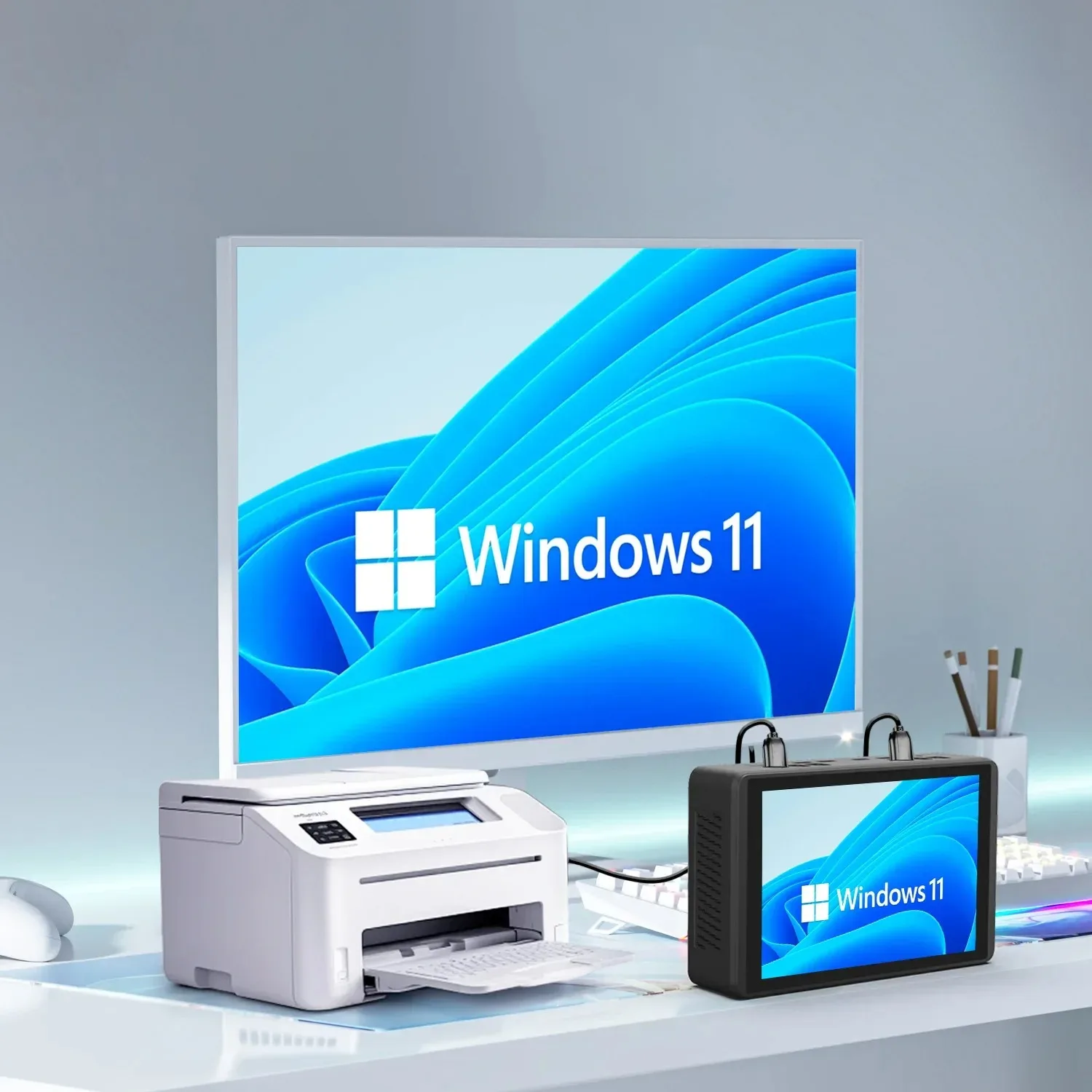 كمبيوتر صغير 8 بوصة تعمل باللمس Intel N95 8GB RAM 128GB ROM Wifi 6 كمبيوتر محمول سطح المكتب بديل للاستخدام المكتبي والمنزلي #4