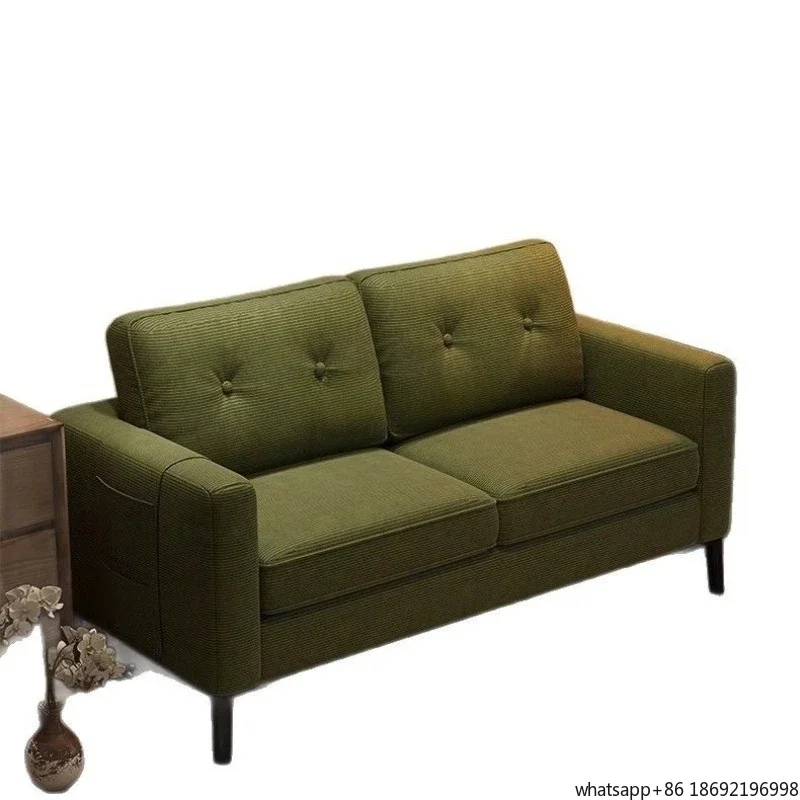 Small Apartment Rental Apartment Sofa Clothing Store Household Living Room Single Double Three-person Simple Office Small Sofa