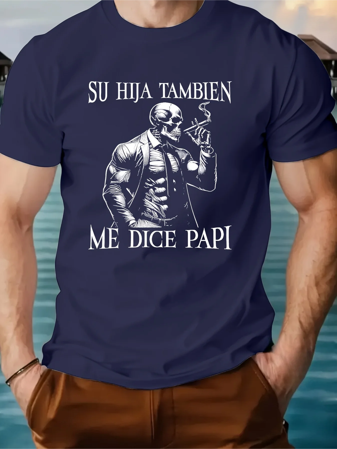 Streetwear Novelty Men'S T Shirt Women Tee Oversize Vintage Calacas Chidas Gym Funny Sarcastic Slang Mexican Skull Proverbs top