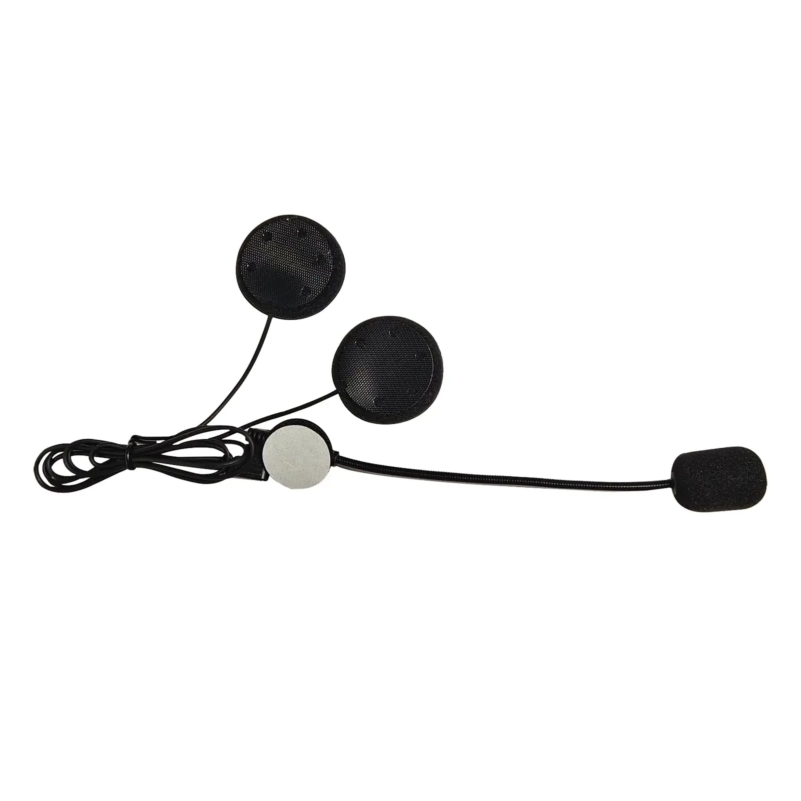 For EJEAS V6 PRO+ Type-C Plug Motorcycle Helmet Headset Earphone with Speaker Microphone Optional Clip & Base