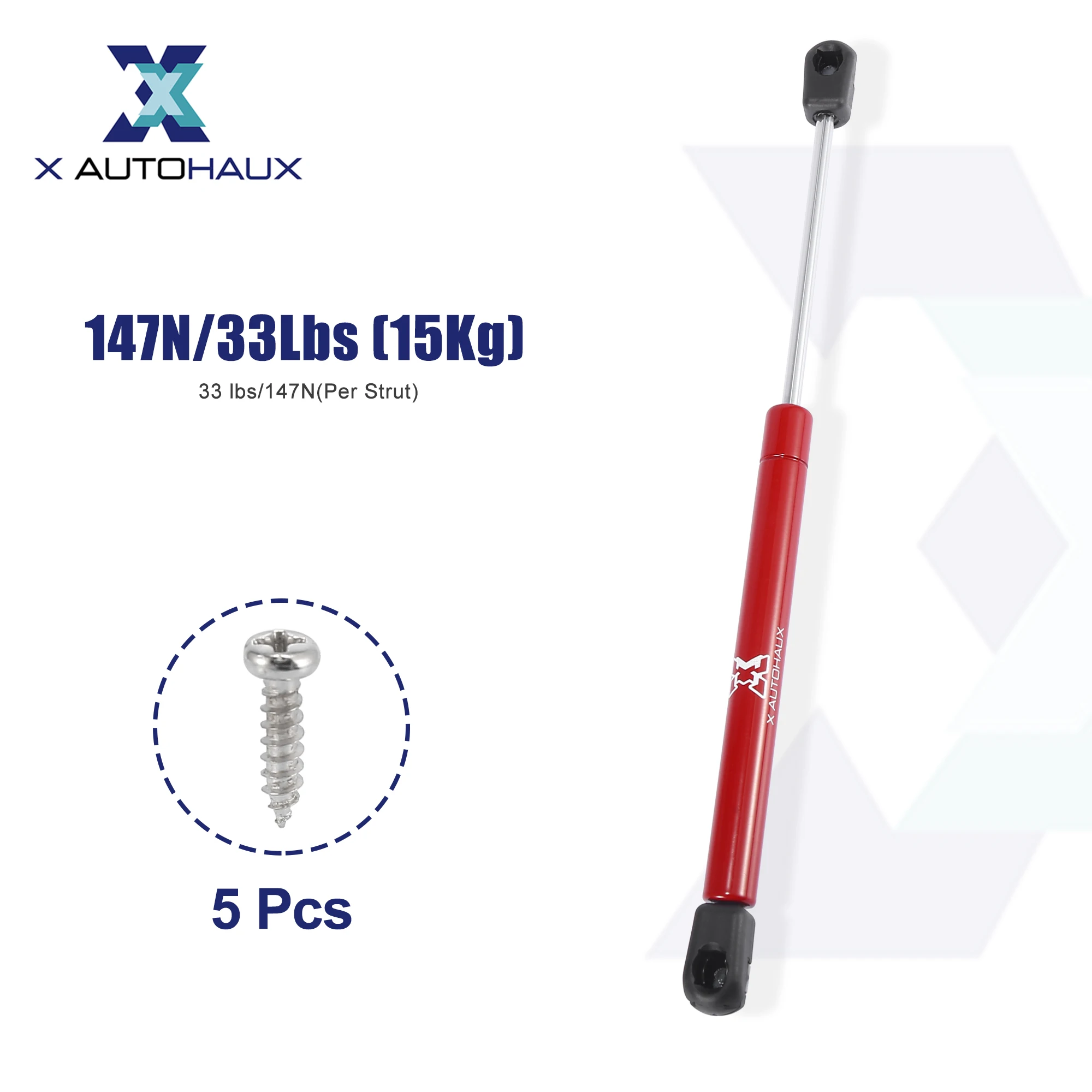 X Autohaux Gas Struts Shocks Lift Supports Bonnet Hood Lid Stay RV Cabinet Camper 260-600mm 98N-422N Universal Trunk Car Window