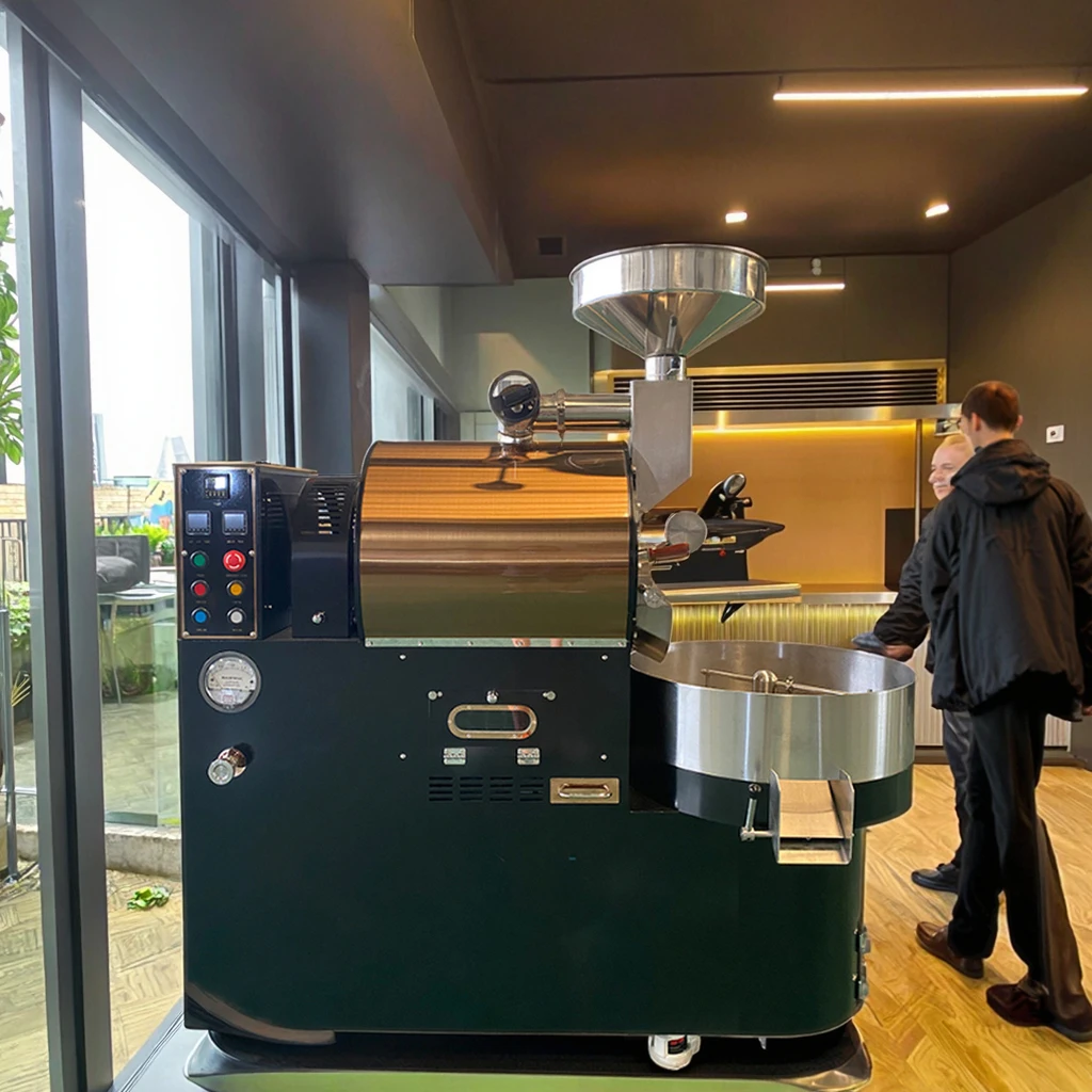 Machine à torréfaction de café électrique automatique, 5kg, 6kg, 10kg, Machine de cuisson de grains de café