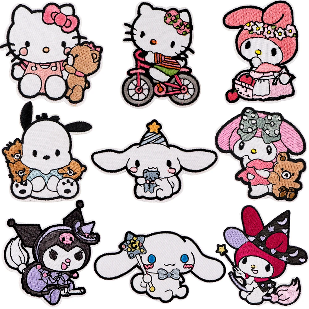 

Kawaii Cat Patch DIY Applique Patches Sticker Diy Sewing Clothing Jacket Badges Iron on T-shirt Accessory Gifts