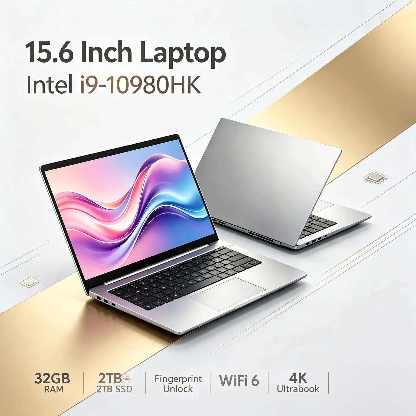 Intel Core i9 10980HK Intel 15.6 Inch Gaming Laptop 32GB RAM 2TB SSD Fingerprint Unlock WiFi 6 Ultrabook 4K Pro Max Speed - Aliexpress Deal