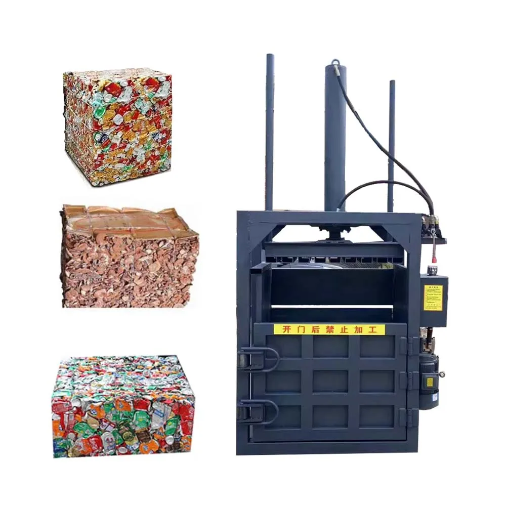 Automatische hydraulische Plastikflaschen-Ballenpresse/Kleinformationsverdichter für Abfallpapier