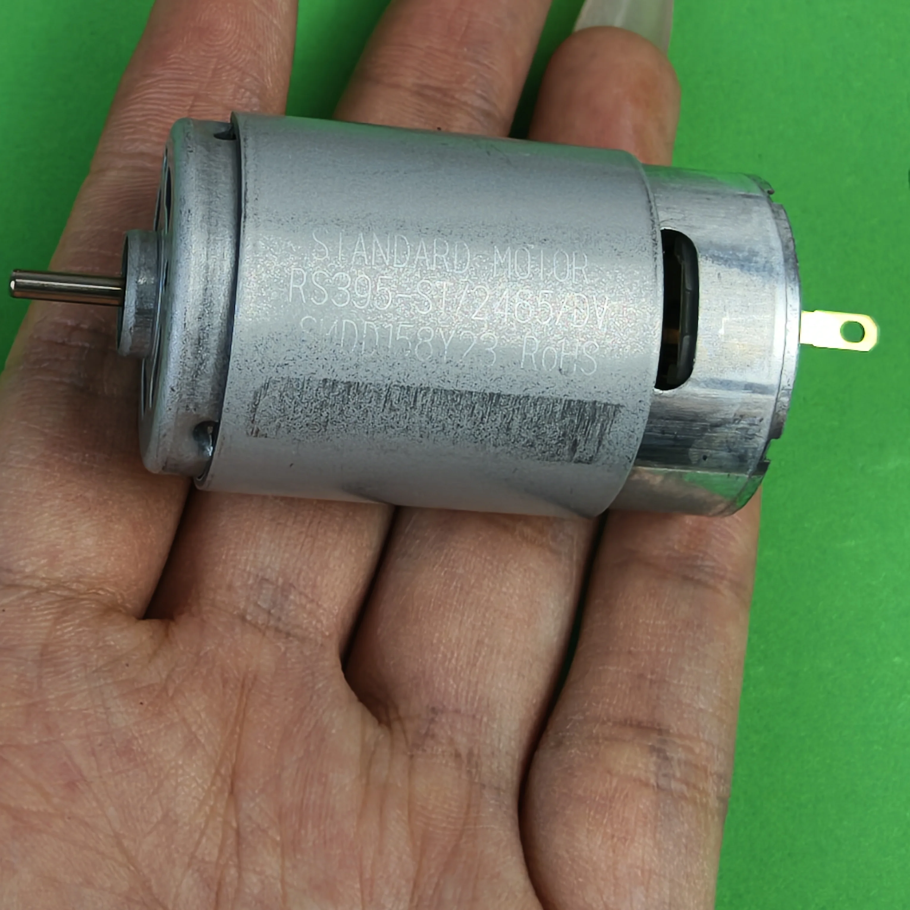 RS395-ST/2465 DC Motor 12V-24V 11500RPM Micro RS-395 Electric Motor for DIY Toys Model Home Appliance
