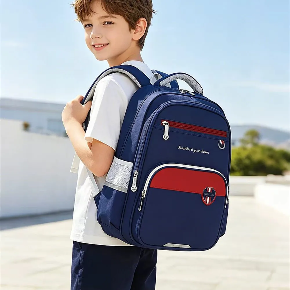 Sun Eight Orthopedic School Bag Boy Girl Grade 1-3 Primary Student Shoulder Backpack Large Capacity Light Mochila Escolar