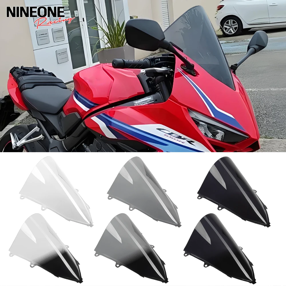 

For Honda CBR650R CBR 650R 650 R 2019-2025 Race High Windscreen Sport Touring Windshield Double Bubble Deflector Series