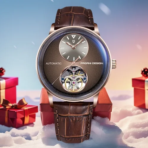 Imagen 1 del producto Pagani Design nuevo reloj mecánico automático para hombre de 42mm 100 reloj mecánico resistente al agua de acero inoxidable para hombre volante Mound