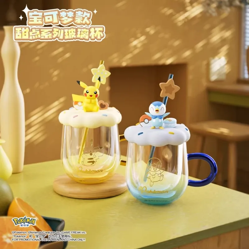 

Pokémon Glass Cartoon Cute Exquisite Fashion Large Capacity Cup Practical Convenient Good-looking Milk Cup