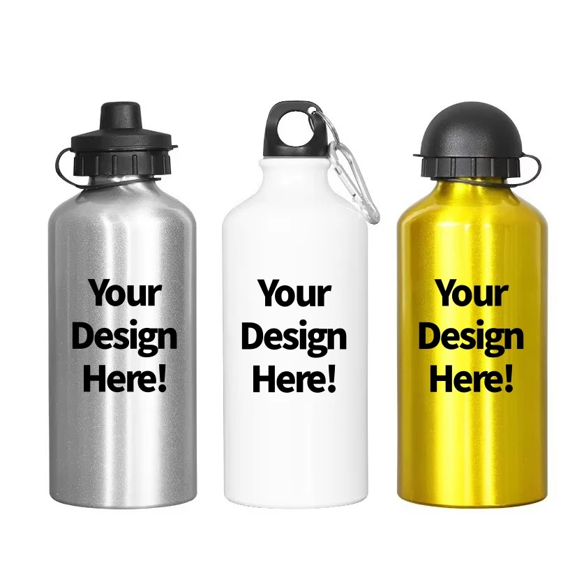 Sublimation Design Large Capacity Sports Water Bottle Heat Transfer For Coating Printing Aluminum Kettle Factory Direct Sales